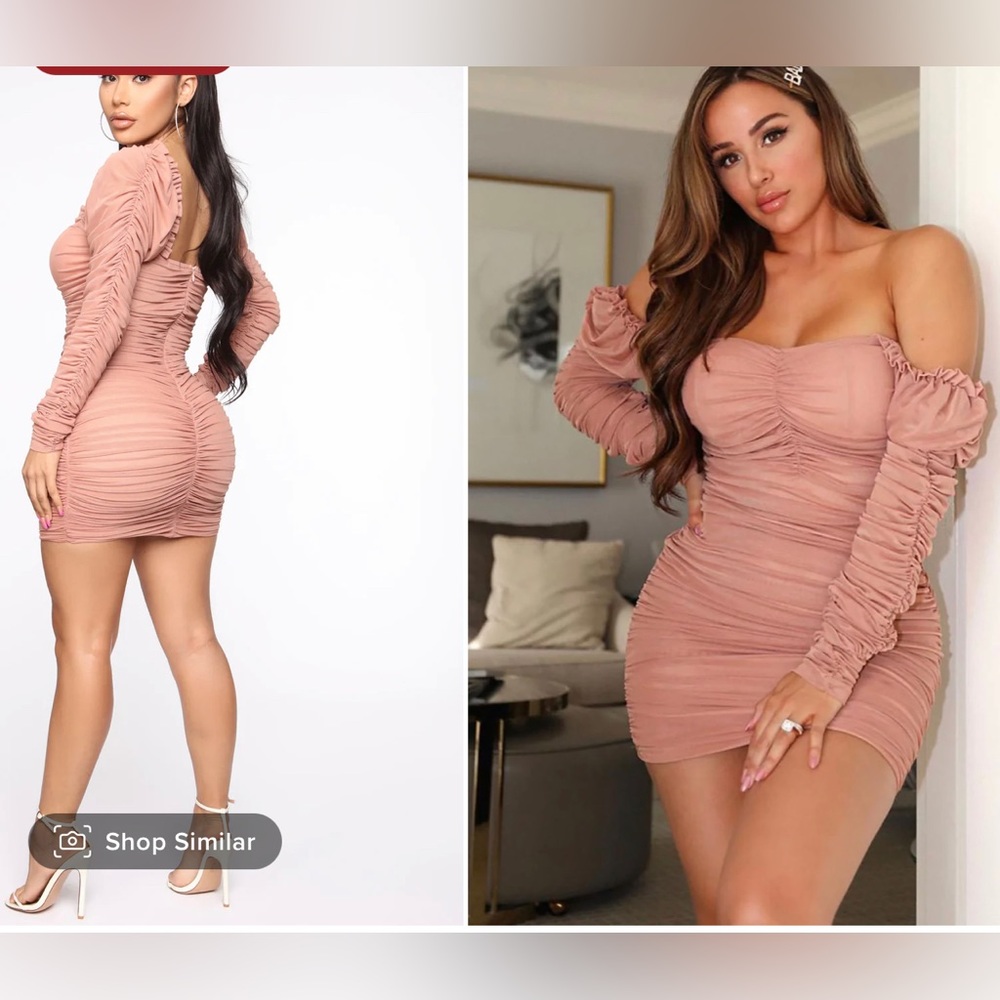 Mariah Ruched Mini Dress